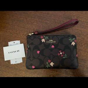 Coach Leather Wristlet